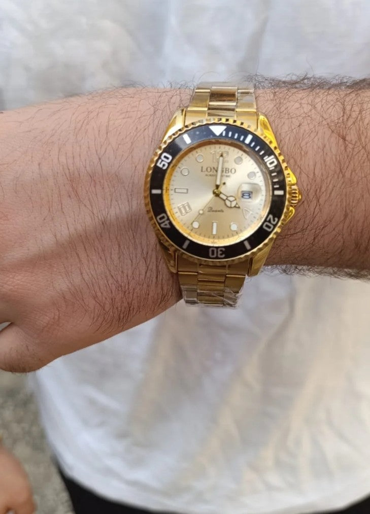 Set Elegante di Orologio Bracciale, Collana e Anello